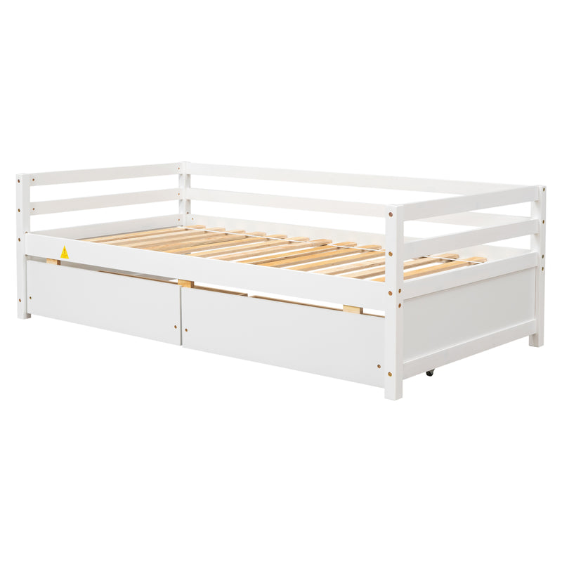 Daybed with two Storage Drawers ,White(Old SKU:W50450915)