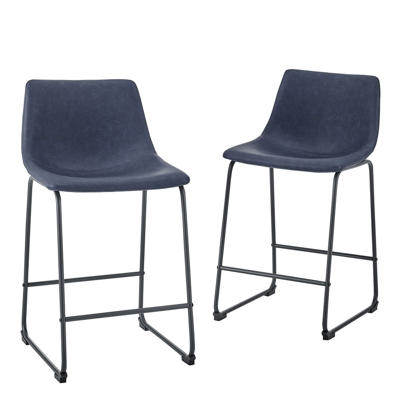 Industrial Counter Stools (Set of 2)