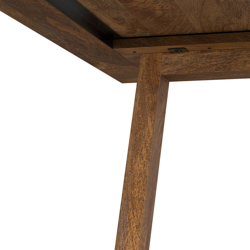 Whitley - Dining Table In Burnt Wax - Brown