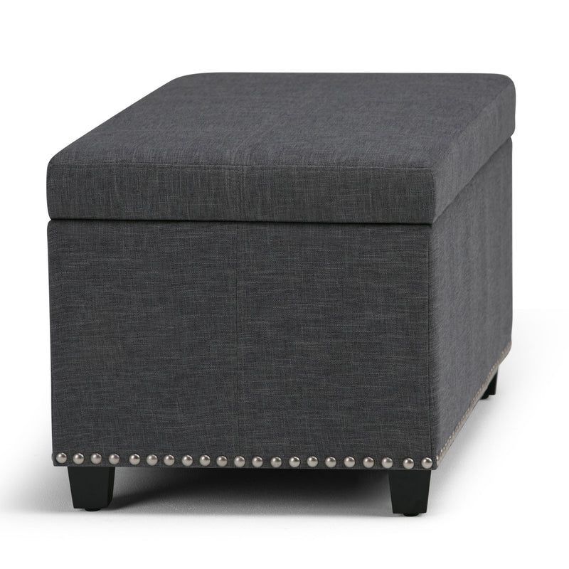 Amelia - Transitional Storage Ottoman Bench