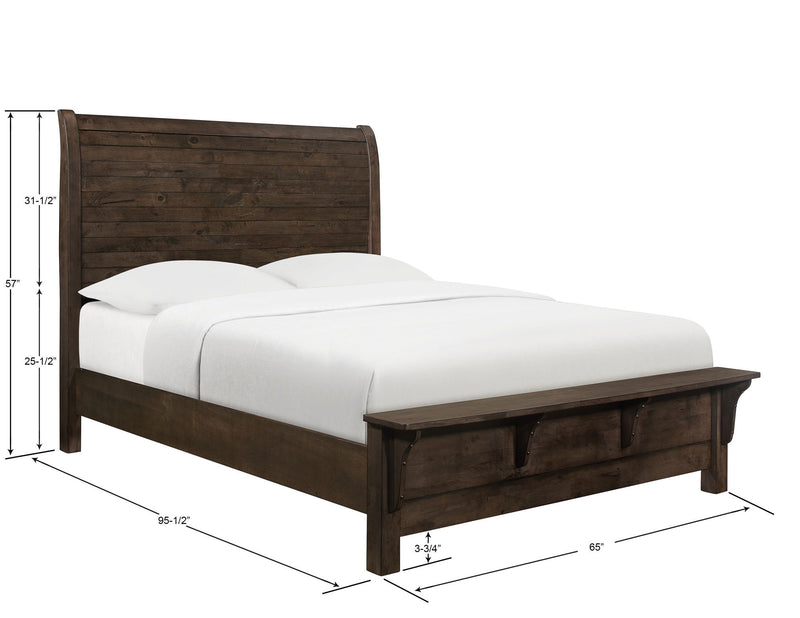 Verna - Sleigh Bed