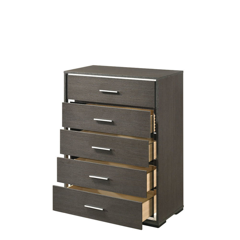 Escher - Chest - Gray Oak - Atlantic Fine Furniture Inc