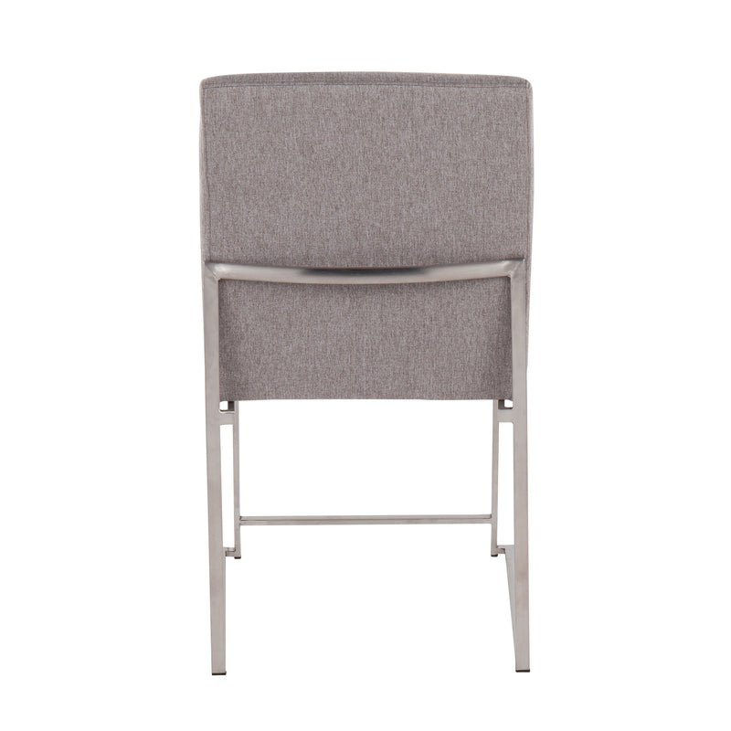 Fuji - Contemporary High Back Dining Chair, Modern Elegance (Set of 2)