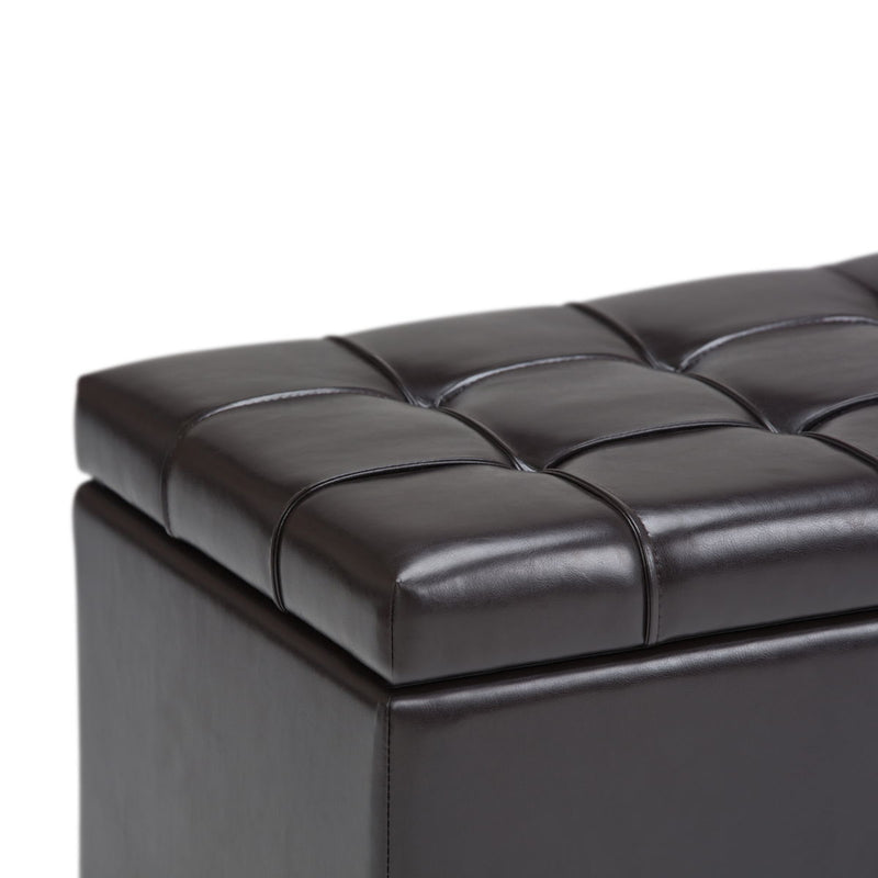 Sienna - Upholstered Storage Ottoman Bench