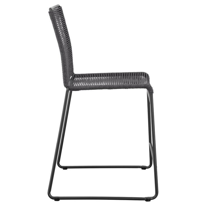 Jerome - Woven Rope Metal Chair (Set of 2)