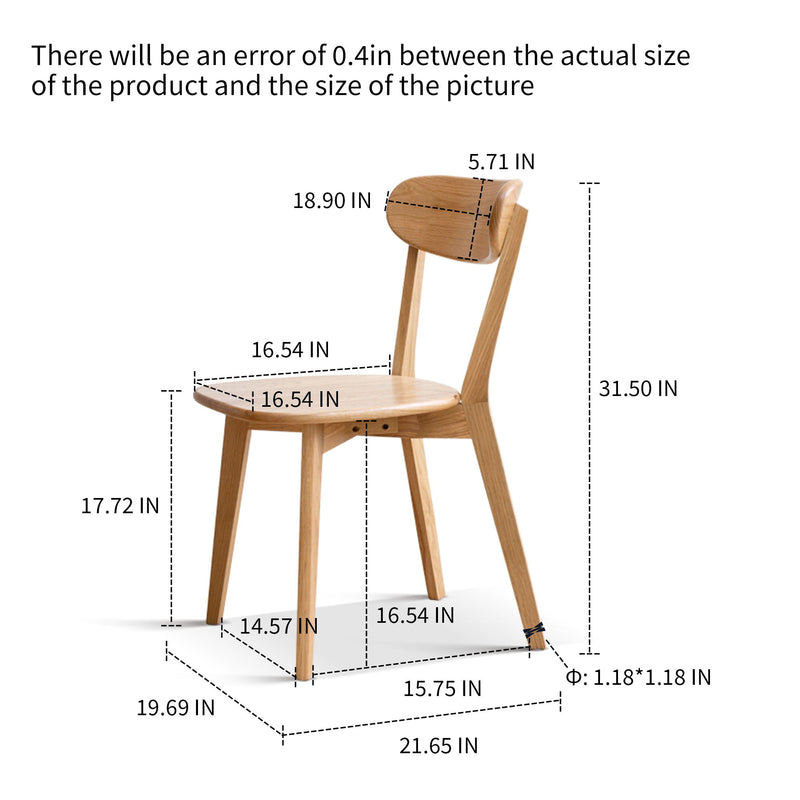 Simple Dining Chair, Solid Chair Table For Living Room Chair