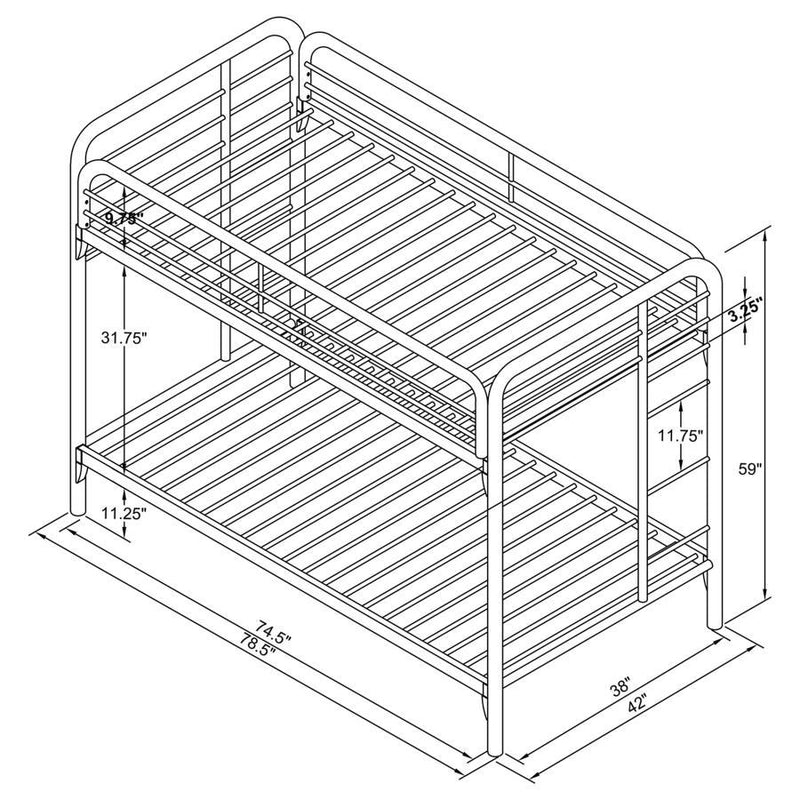 Morgan - Metal Bunk Bed