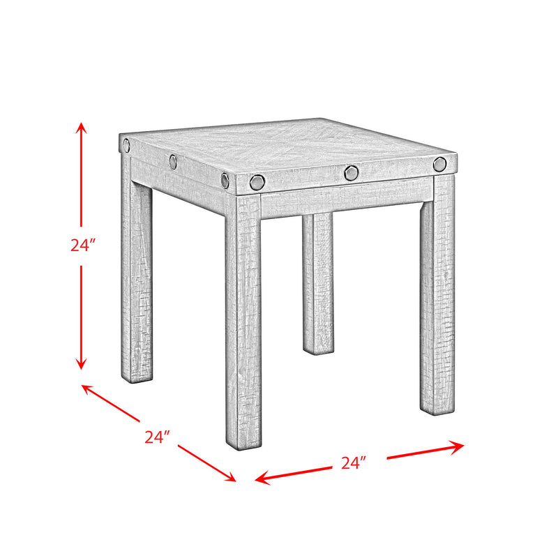 Colorado - Occasional End Table With Usb/Power - Charcoal