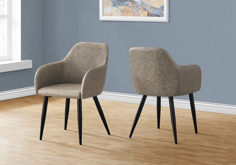 Dining Chair Side, Upholstered For Dining Room, Contemporary & Modern (Set of 2)