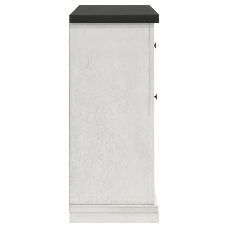 Aventine - 5-Drawer Sideboard Buffet Cabinet - Vintage White