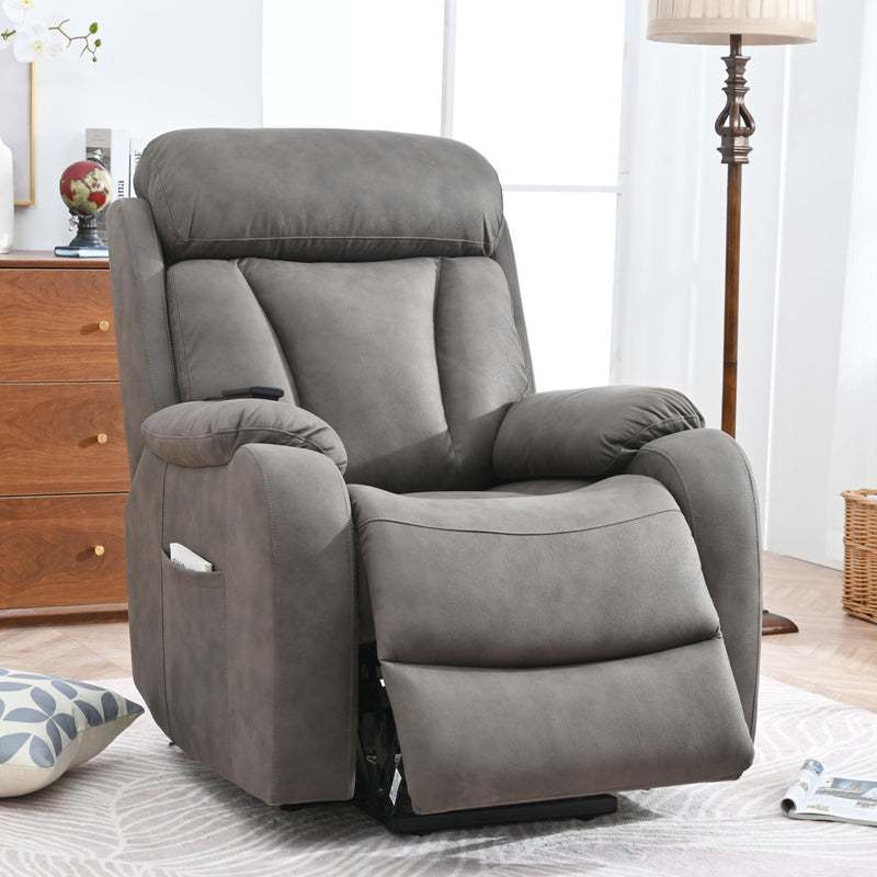 Lift Chair Recliner For Elderly Power Remote Control Recliner Sofa Relax Soft Chair Anti-Skid Australia Cashmere Fabric Furniture Living Room