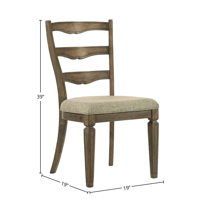 Parfield - Weathered Side Chair (Set of 2) - Light Brown / Oak