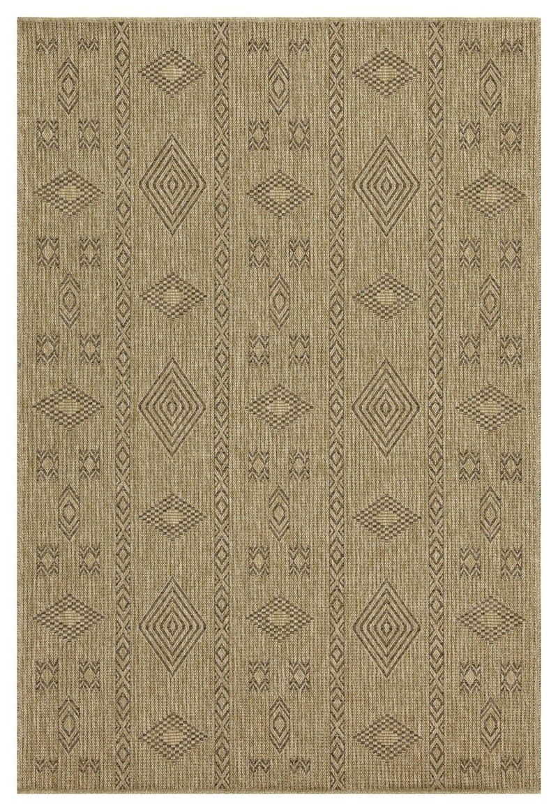 Earth - 2'7" X 7'3" Indoor, Outdoor Area Rug - Jute, Mocha