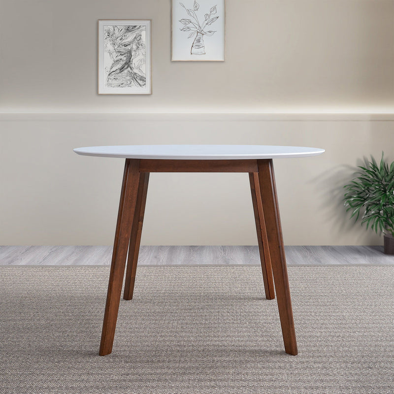 Carlton - Dining Table - Brown / White