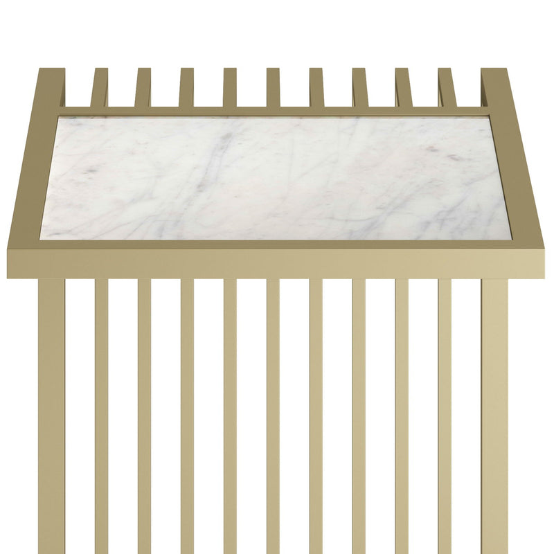 Dorval - Marble C Table - Gold