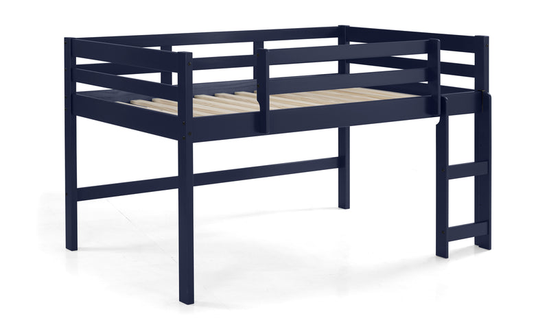 Lara - Twin Loft Bed - Navy Blue