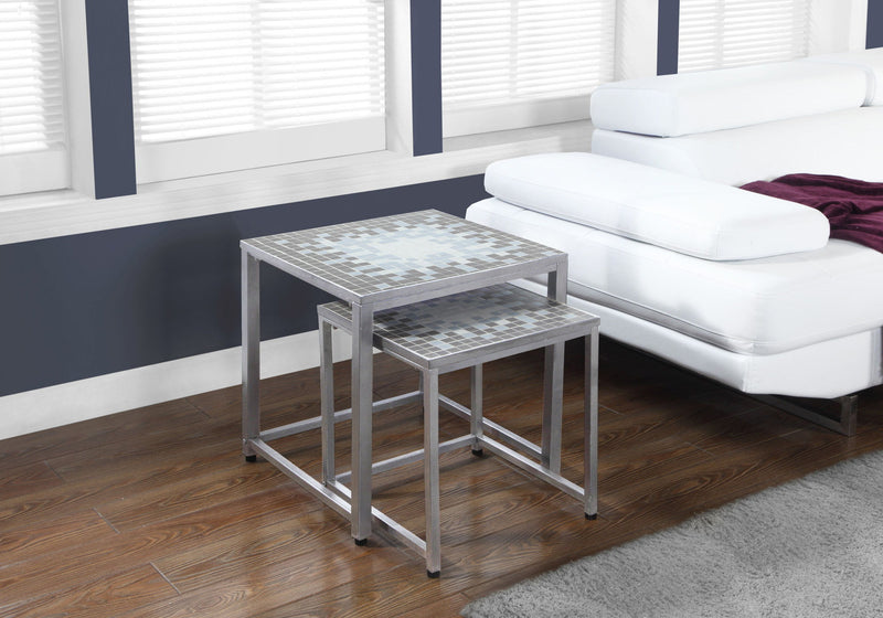 Nesting Table, Space-Saving Design Transitional (Set of 2)