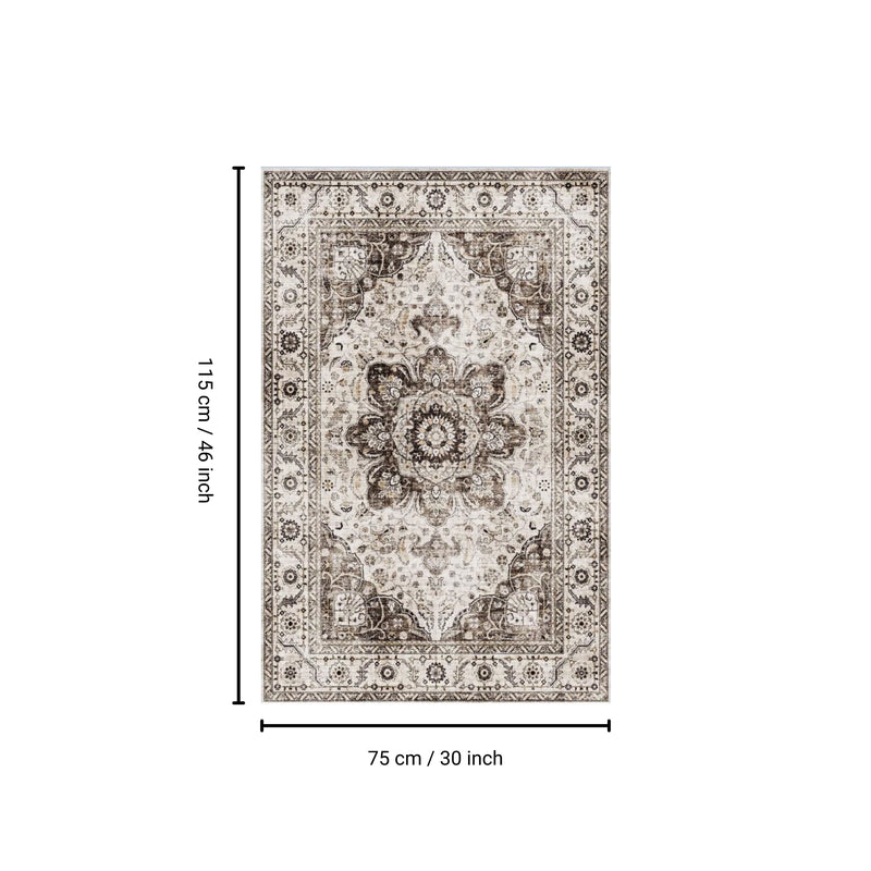 Fenix - Accent Rug, Elegant Design - Ivory / Taupe