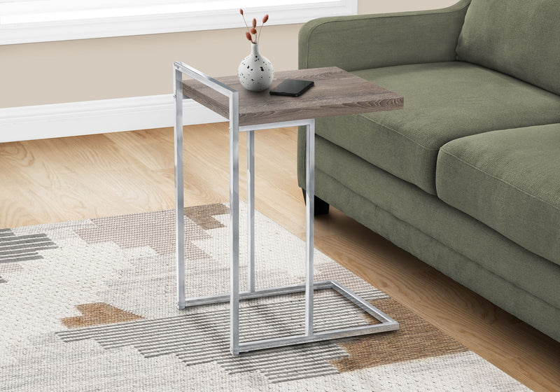 Accent Table, C - Shaped, Contemporary & Modern