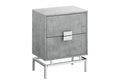 Accent Side Table, Storage Drawer, Modern Design