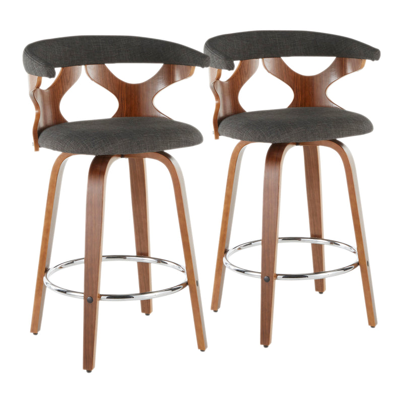 Gardenia - Mid Century Modern Counter Stool (Set of 2)