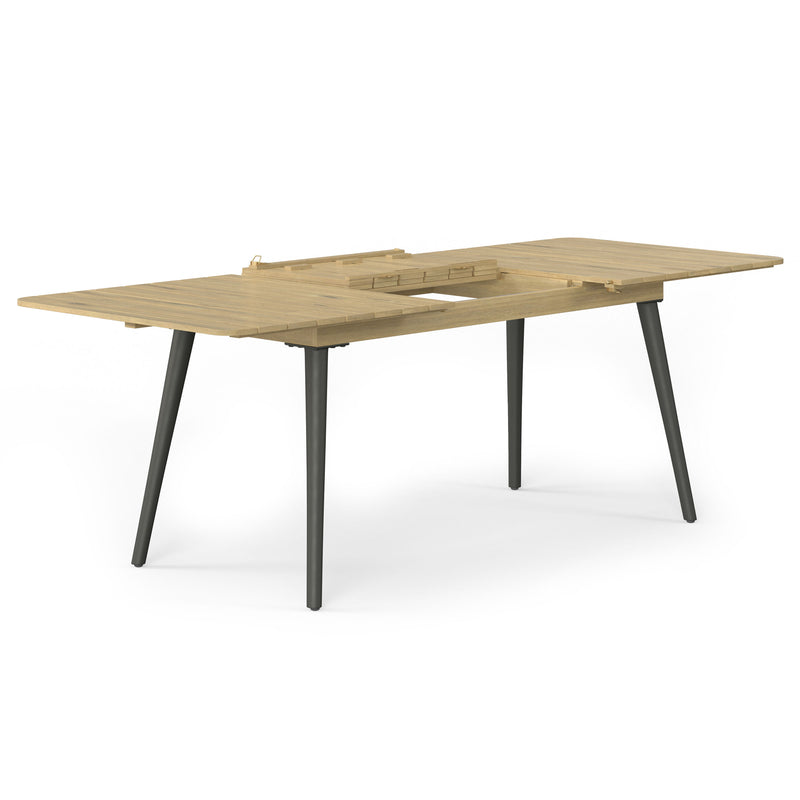 Beachside - Outdoor Extendable Dining Table - Light Teak