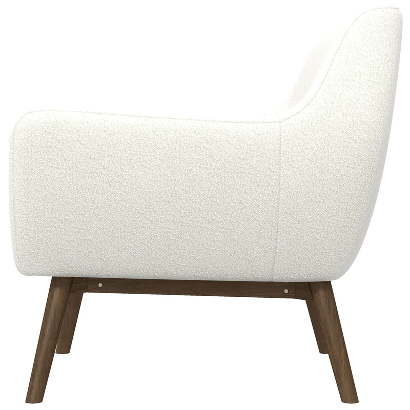 Panom - Lounge Chair - Brown / White