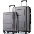 Expanable Spinner Wheel 2 Piece Luggage Set ABS Lightweight Suitcase With Tsa Lock 20" / 24"