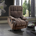 Dual Okin Motor Power Lift Recliner Chair For Elderly Infinite Position Lay Flat 180E Recliner With Heat Massage