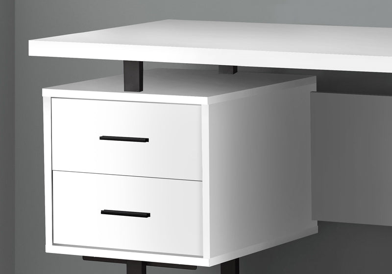 Computer Desk For Home Office, Laptop, Left, Right Set - Up, Storage Drawers, Contemporary & Modern