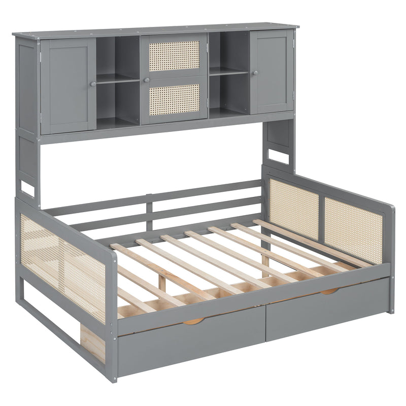 Daybed And All In One Cabinet And Shelf