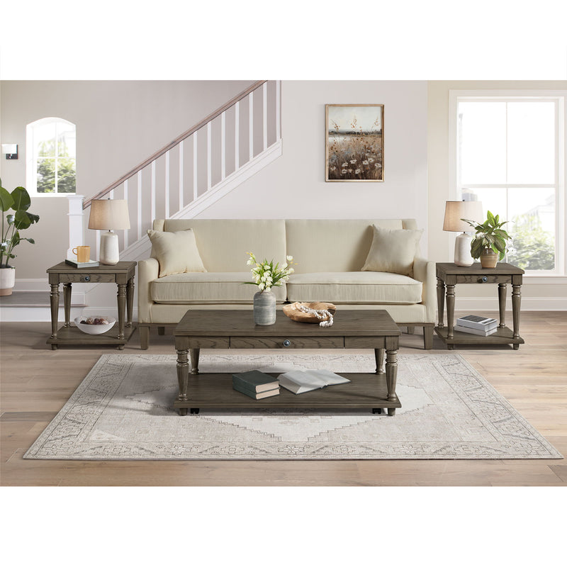 Kings Court - Coffee Table - Gray