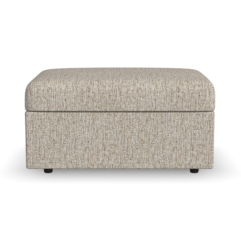 Sky - Storage Ottoman - Pearl Silver