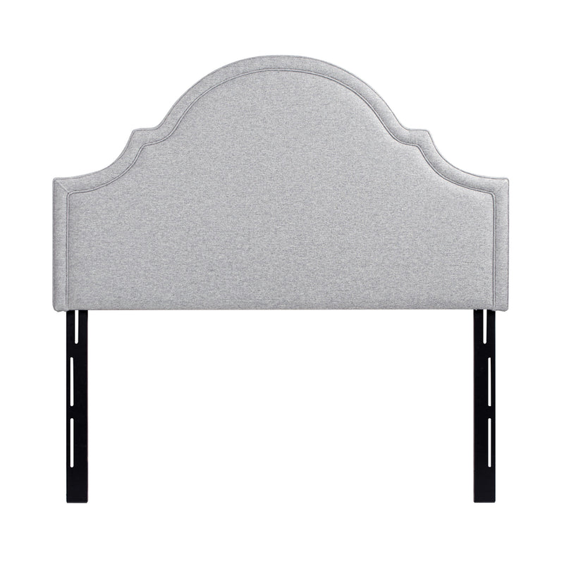 Catherine - Queen Upholstered Headboard - Light Gray