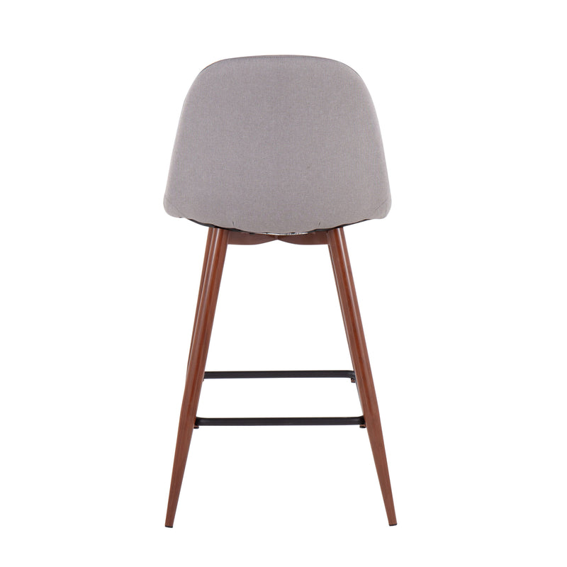 Pebble - Mid Century Modern Counter Stool (Set of 2)