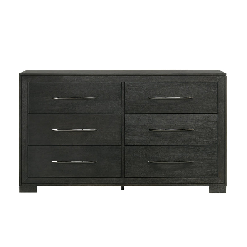 Allan - 6-Drawer Dresser - Black