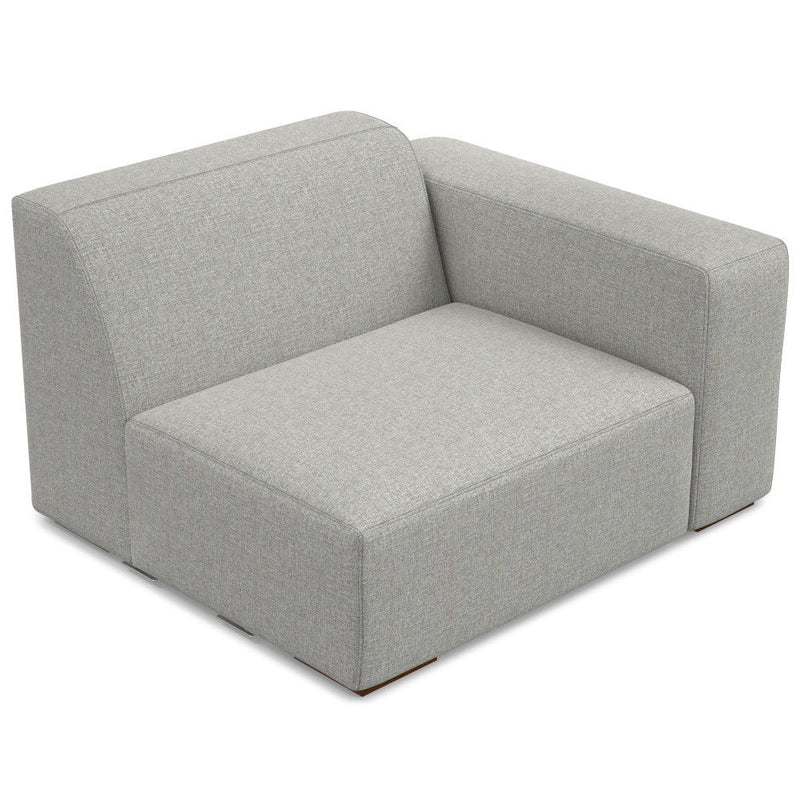 Rex - Right Arm Sofa Module - Gray