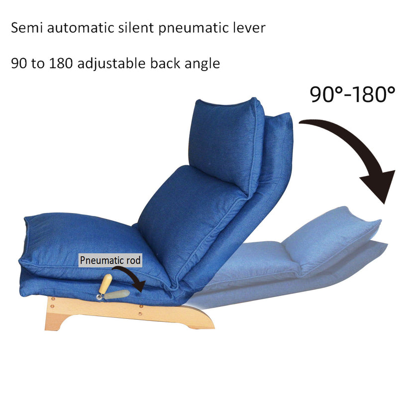 Single Lazy Sofa Chair Leisure Foldable Reclining Chair