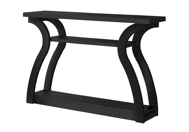 Accent Console Table For Entryway, Unique Curved Design