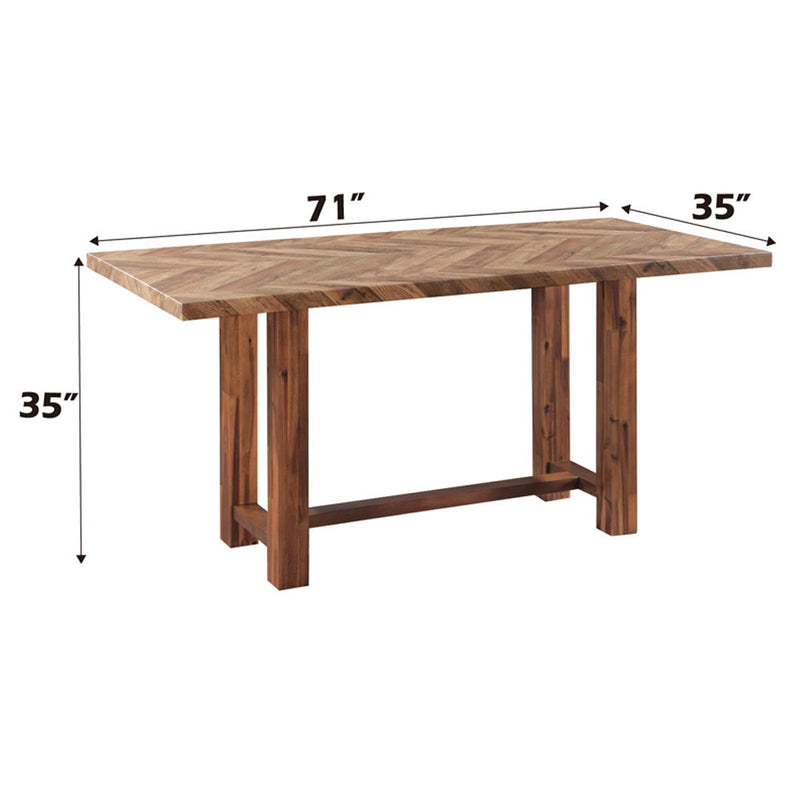 Gilsea - Counter Height Table - Brown