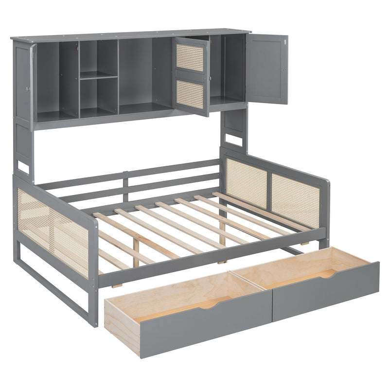 Daybed And All In One Cabinet And Shelf