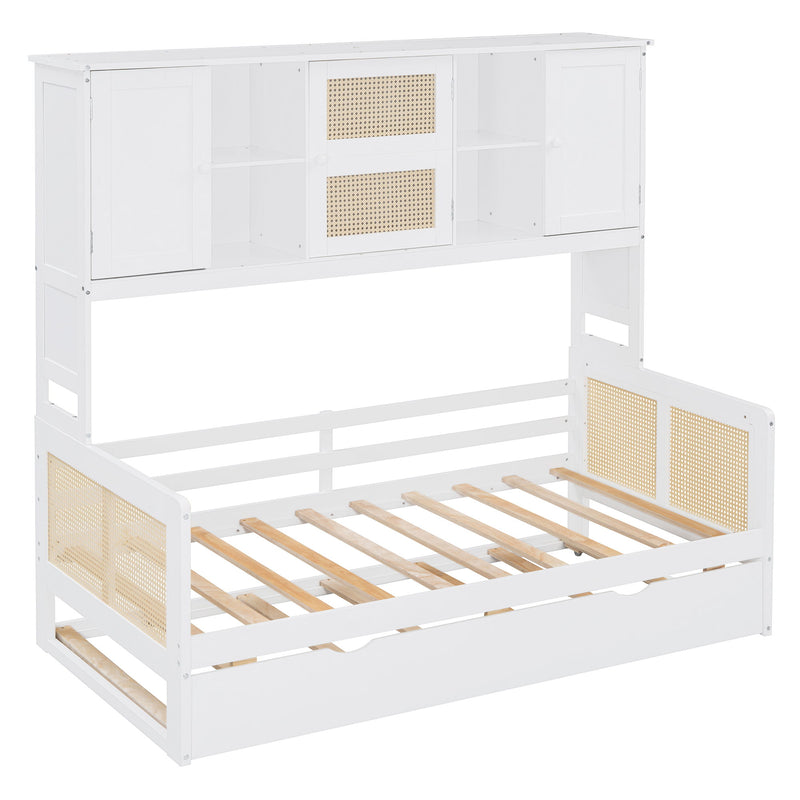 Daybed And All In One Cabinet And Shelf