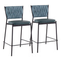 Tania - Braided Contemporary Counter Stool (Set of 2)