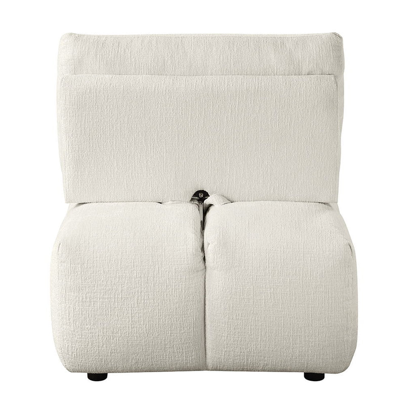 Loanna - Modular Armless Chair - White