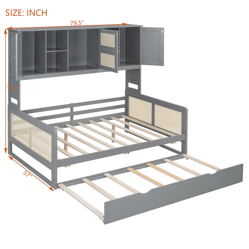 Daybed And All In One Cabinet And Shelf