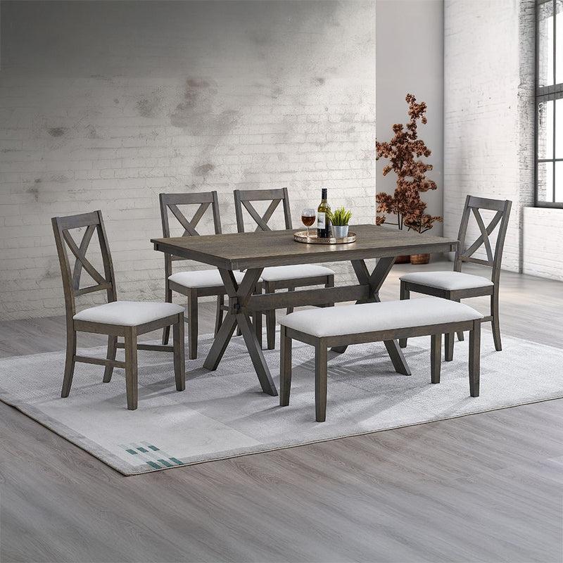 Marit - Dining Table - Gray Finish