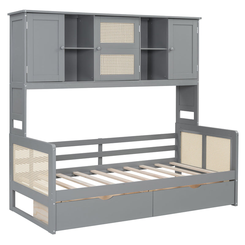 Daybed And All In One Cabinet And Shelf