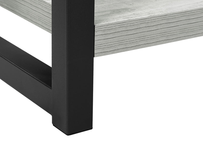 Accent Side Table, Narrow, Small, 2 Tier, Contemporary And Modern