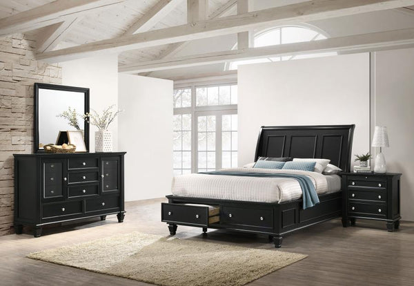 Sandy Beach - Storage Bed Bedroom Set - Atlantic Fine Furniture Inc