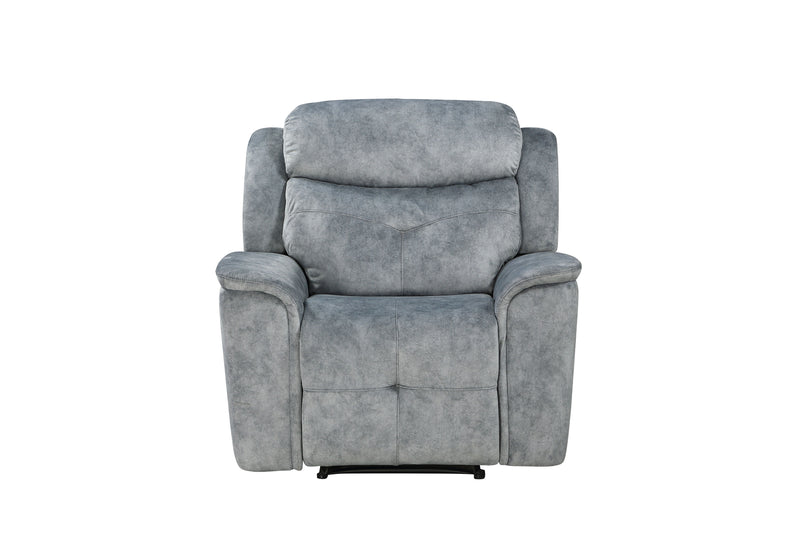 Mariana - Manual Recliner Chair - Silver Gray